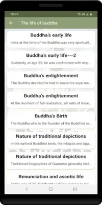 The life of buddha android App screenshot 1